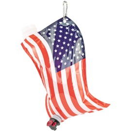 Fairly Odd Novelties American Flag Wine Dispenser Bag Fun Patriotic Drink Holder-Perfect for 4th of July, One Size, Multicolored
