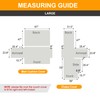 YUEANG Sectional Couch Covers L Shape Couch Cover for Dogs,