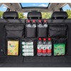 Car Trunk Organizer Adjustable Backseat Storage Bag Net High Capacity