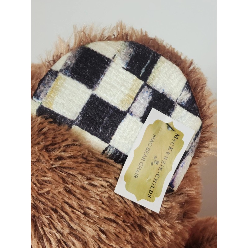 Mackenzie Plush Mac Bear Chair Childs 22" Tall, Brown, Handmade