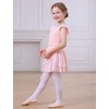 MdnMd Dance Ballet Leotards for Girls Toddler with Skirt Combo