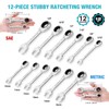 DURATECH 32-Piece Ratcheting Combination Wrench Set, 20 PCS Combo Wrench