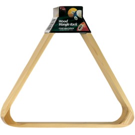Viper Billiard/Pool Table Accessory: 8-Ball Rack, Hardwood Triangle, Holds Standard 2-1/4" Sized Balls