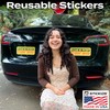 Stickios Student Driver Stickers - Removable Non-Magnetic Vinyl Decal Signs