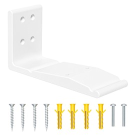 Dinghosen Heavy-duty Metal Speaker Mount for Sonos Era 300 Wall Mount Bracket - Space Saving Speaker Wall Mount Shelf Compatible with Sonos Era 300 Mount for Better Sound, White