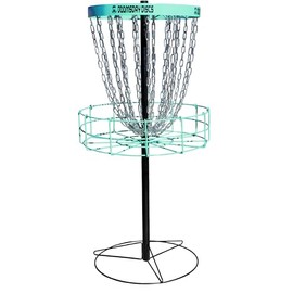 Disc Golf Lite Practice Basket by Doomsday Discs | Quality Lightweight Portable Disc Golf Target (Teal (Blue/Green))