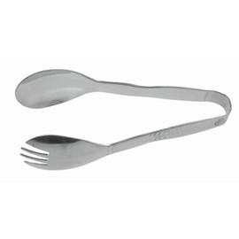 American Metalcraft HM6TNG Stainless Steel, Hammered Serving Tongs, 6" L