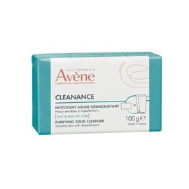 AVENE Cleanance Barra Dermatológica, Limpiadora Facial con Ácido Salicílico, 100g