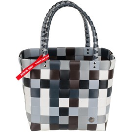 ICE-BAG Evergreen Original Shopper 5009 Witzgall Shopping Basket 33 x 28 x 18 cm Grey/White/Brown