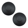 DALQUIS 2-Pack Floor Foot Switch, Round Black Inline Foot Pedal