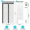 14 Sheets Breaker Panel Labels, 10 Electrical Box Catalog Labels