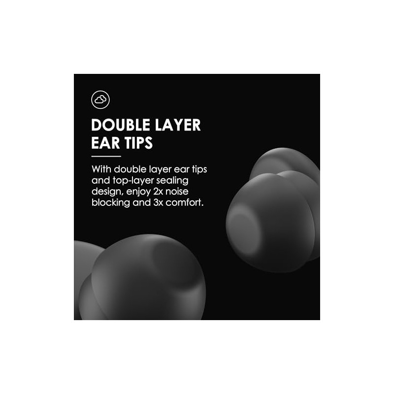 Ear Plugs for Sleeping - Total Silence! Single + Double