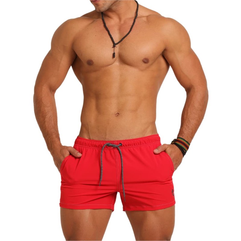 Fenix fit Short Corto De Playa, Traje De Baño Spandex