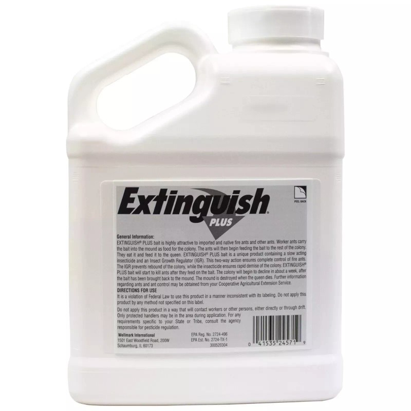 Extinguish Plus Fire Ant Baiting Granules (1.5 lb) Controls Eliminates