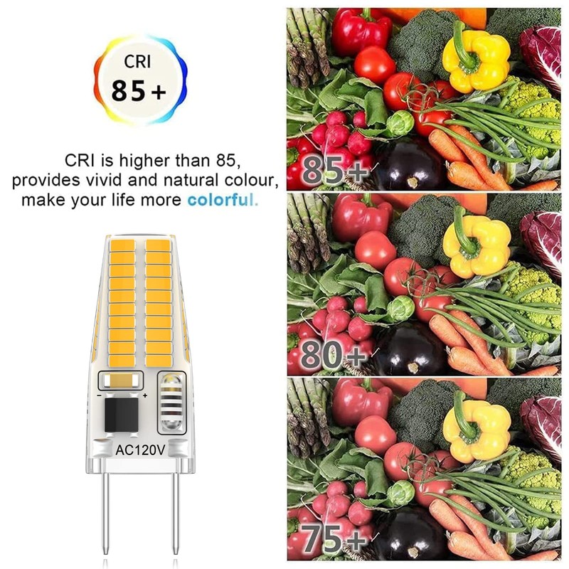 Gaormii G8 LED Bulb Dimmable, 20W-25W Halogen Equivalent, Warm White