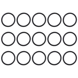 15Pcs Round Rubber Motor Belt Nitrile Rubber O Rings 5mm Diameter for Mechanical Equipment Transmission Parts5405-0005-0254