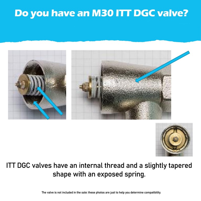 BLUMKRAFT Metal Adapter for ITT DGC and RM-TECHNIK M30 x1.0