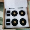 Flushbay 4-Piece Set Insulator Spikes Alloy+Brass Speaker Spike Holder Height