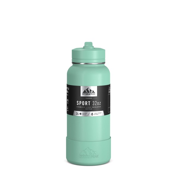 Hydrapeak - Botella de agua de 946 ml, botella de