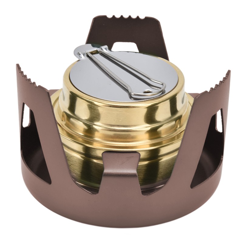 Camping Stove Windproof Vaporizable Portable Liquid Spirit Stove with Stand