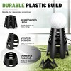 Rolitwils Golf Simulator Tee Anchor Kit, 16-Piece Tether Set with