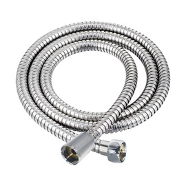 PLUMBINGMASTER Shower Hose 96 Inches Stainless Steel Handheld Shower Head Hose Replacement with Brass Nut Long Fexible Shower Hose Extension
