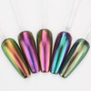 Fine pigments with small applicator sponge in practical pen shape