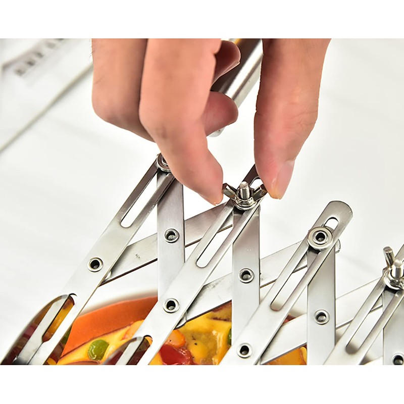 Dadamong 5 Wheel Pastry Cutter with Handle, Stainless Steel Adjustable