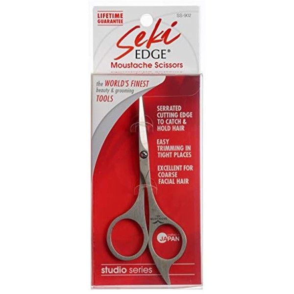 Seki Edge Stainless Steel Moustache Scissors (Scissors)