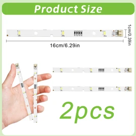 Pack of 2 LED Fridge Light Bar for Gorenje Rongsheng Hisense