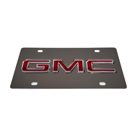 Eurosport Daytona- Compatible with -, GMC Badge -Stainless Steel License Plate