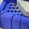 Plastic Mitre Box with Pegs 310mm (12.1/4in), Blue