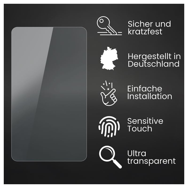 Bruni Screen Protector Compatible with Sage Oracle Touch Film, Crystal