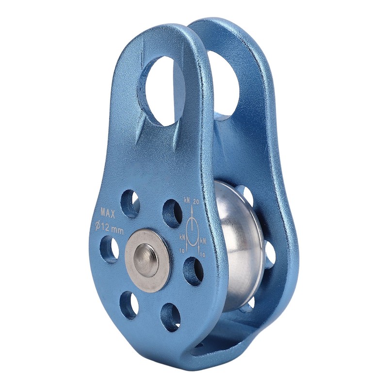 Climbing Single Pulley Al Mg Alloy Fixed Eye Single Rope