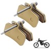 JUUDDENPARTS 2Pcs Front Rear Brake Pads, Replacement for Sur Ron