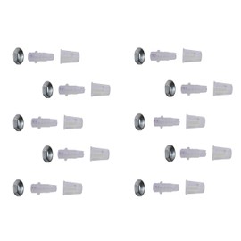 Clamping nipple strain relief M10x1 transparent, also suitable for textile cables