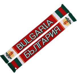 Euroscarves Bulgaria Soccer Knit Scarf