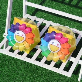 Kids' Animal Inflatable Swim Arm Floats - Flamingo Design lf2961 Free Size/Free Size Shark Sleeves One Pair 20ea