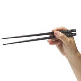 [Obama Dishwasher Safe Chopsticks Made in Japan] Natural Wood, Made in Japan, High Class Japanese Pattern, Modern Wooden Chopsticks and Bamboo Chopsticks for Home Use (Tenmaru Koto Men's 9.1 inches