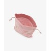 Afternoon Tea Living Pouch, JK04 Floral Words Drawstring Pouch, M/Tulip,