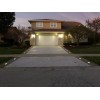 ShopTJB 3-Color Dimmable Solar Landscape 4"x8" Brick Paver Lights w/Remote