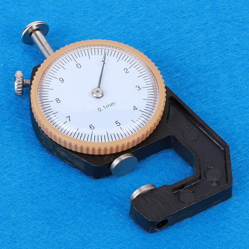 0 to 10mm Thickness Gauge, Portable Round Dial Thickness Gauge,