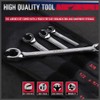 4-Piece Flare Nut Wrench Set - SAE Brake Line Wrench