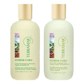 Set Cabello Rizado Terramar Shampoo Y Acondicionador Extreme