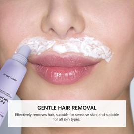Facial Hair Removal Cream and Calming - SerumHair Remover For Women Men, Gentle Formula, Safe for Sensitive Skin, Quickly and Gently Removes Hair