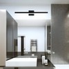 Aipsun 27.6 inch Modern Black Vanity Light LED Black Bathroom