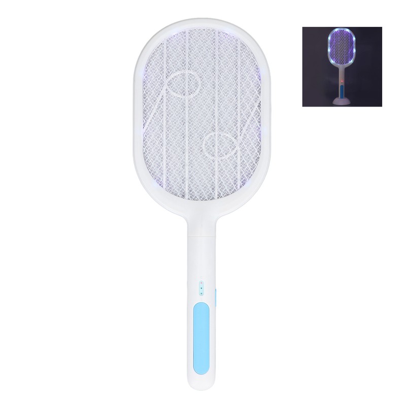 Electric Mosquito Racket Multi Function 2 in 1 USB Charging