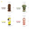 LEMONSODA Hard-Carved and Hand-Painted Tiki Mugs Cocktail - Ceramic Hawaiian
