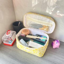 WYJ Quilted bag 8colors 16 ASIN for women, Yellow, Zipper