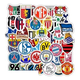 Futbol Soccer 50 Calcomanias Stickers Vinil Pvc Vs Agua